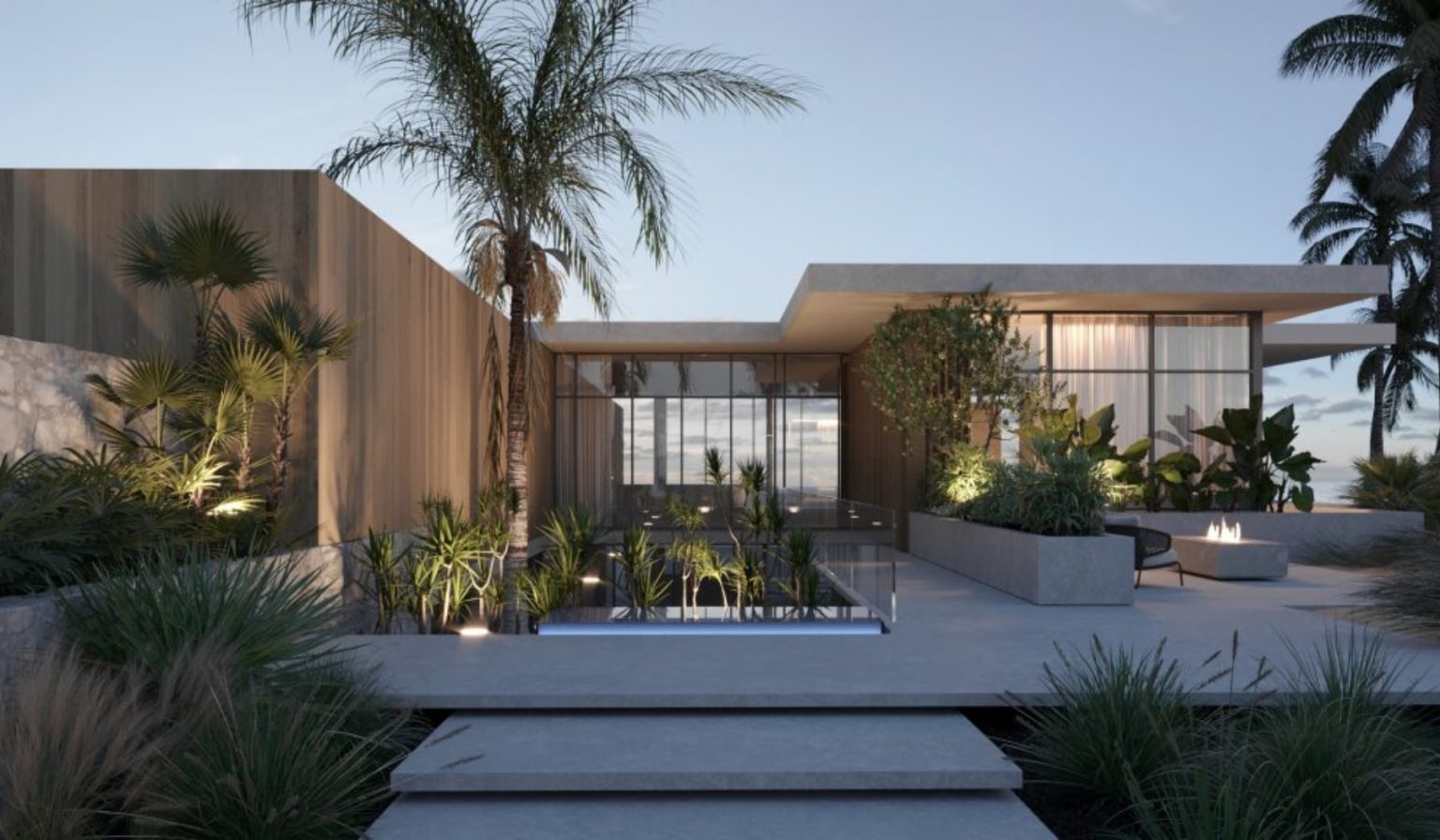 Four Seasons beachfront villa at Costa Palmas with infinity pool on East Cape Baja