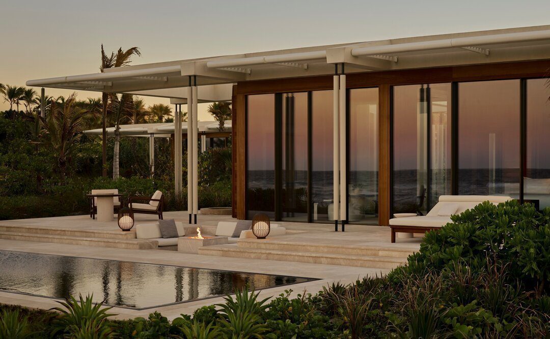 Amanvari villa pool deck overlooking the Sea of Cortez at Costa Palmas