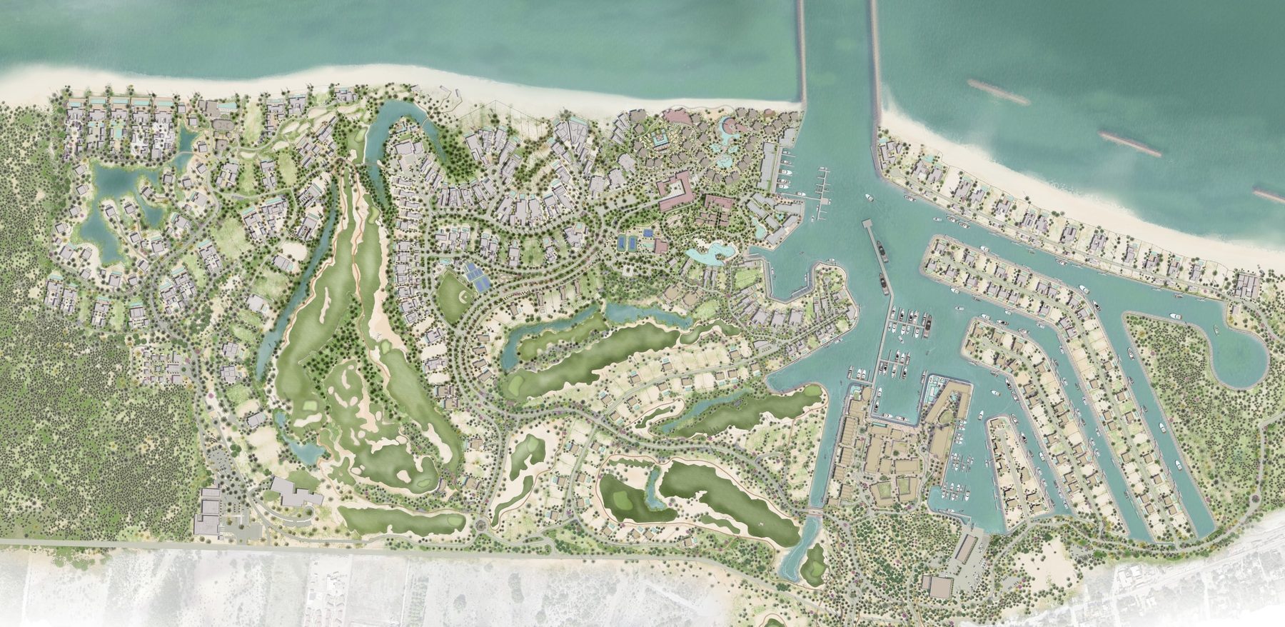 Costa Palmas East Cape master plan with Four Seasons resort and marina