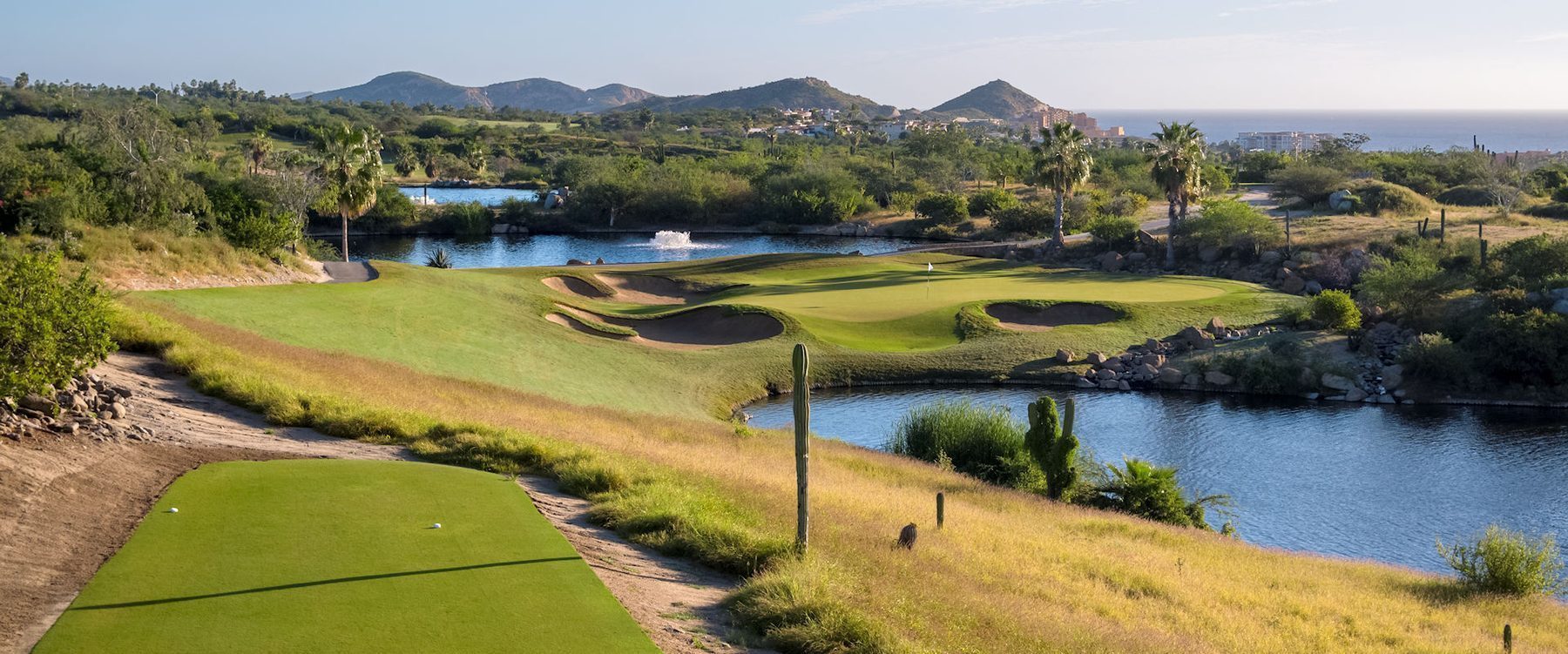 Championship golf course at Cabo del Sol with Sea of Cortez ocean views in Los Cabos
