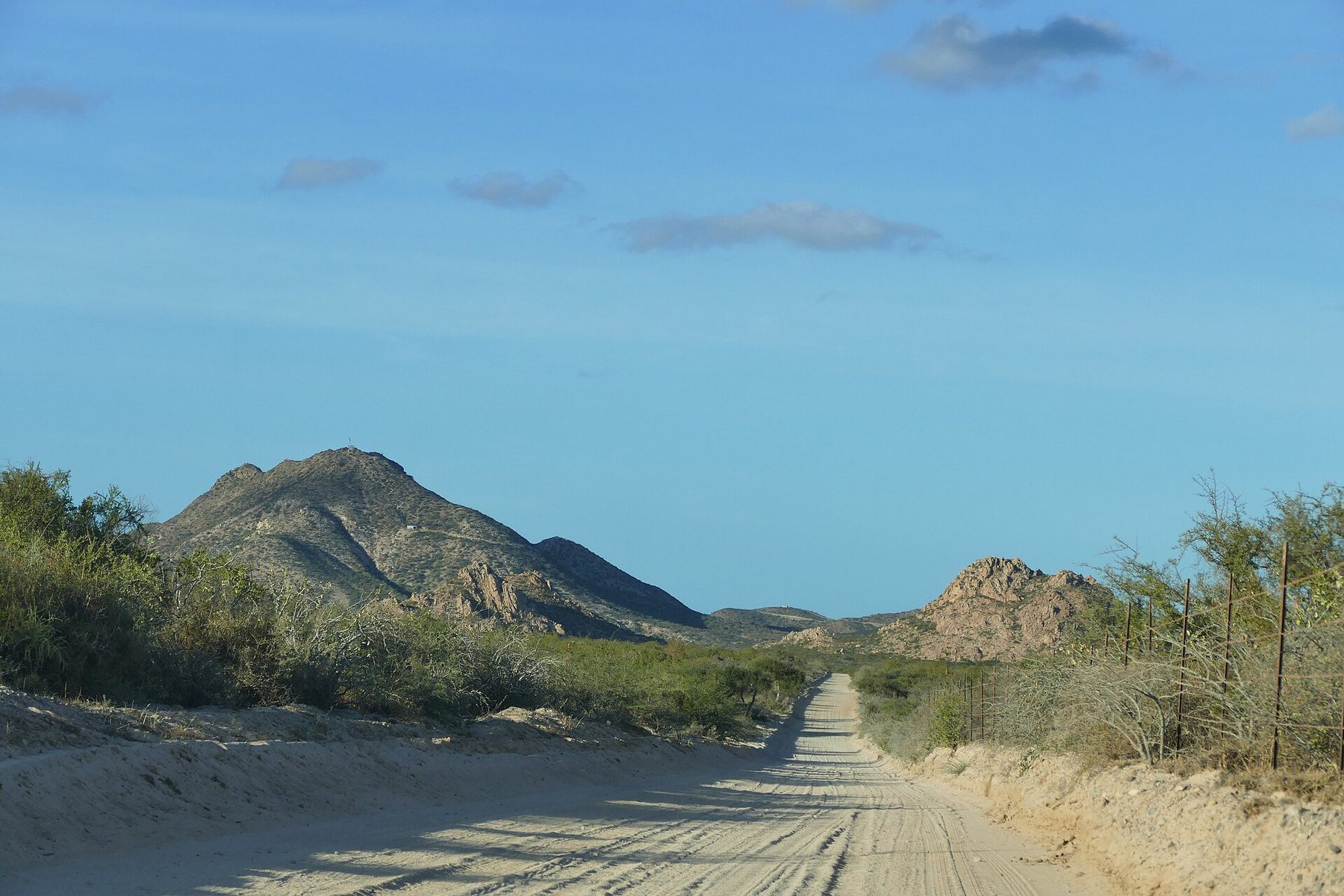 East Cape near Cabo Pulmo with the coastal sierra behind