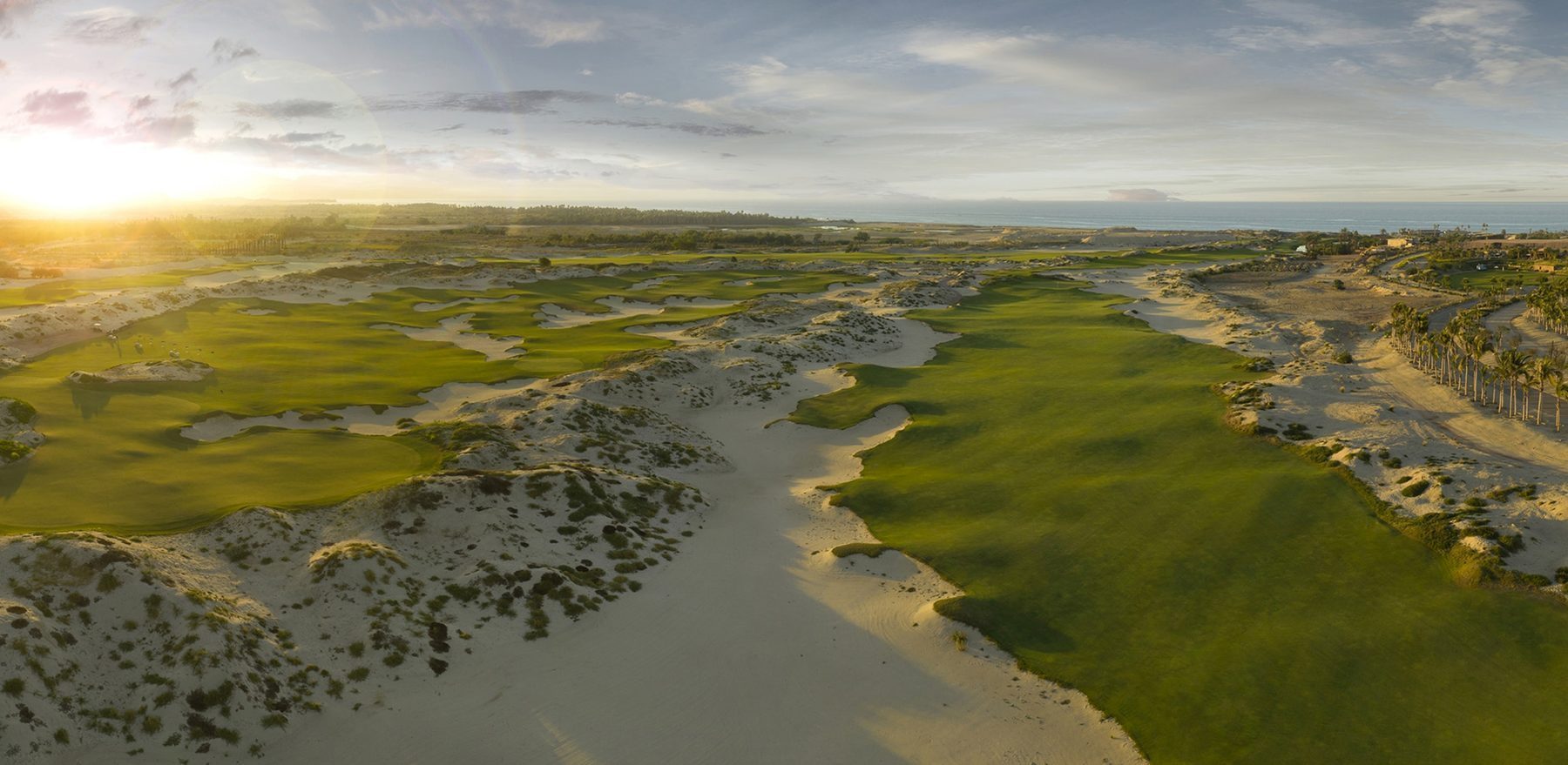 Robert Trent Jones II golf course at Costa Palmas with ocean views East Cape Baja