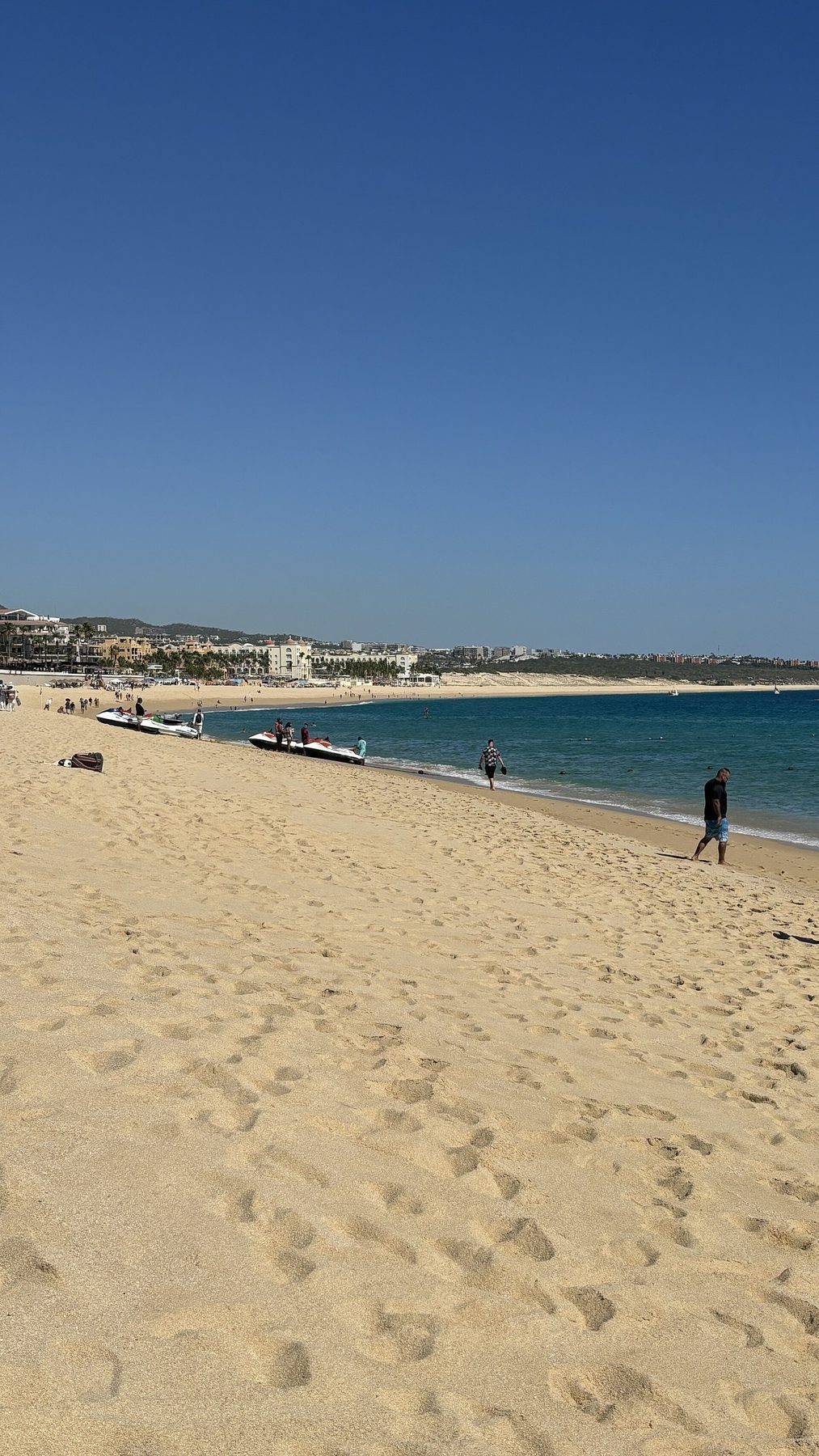 El Medano Beach near the Cabo San Lucas marina and fishing district