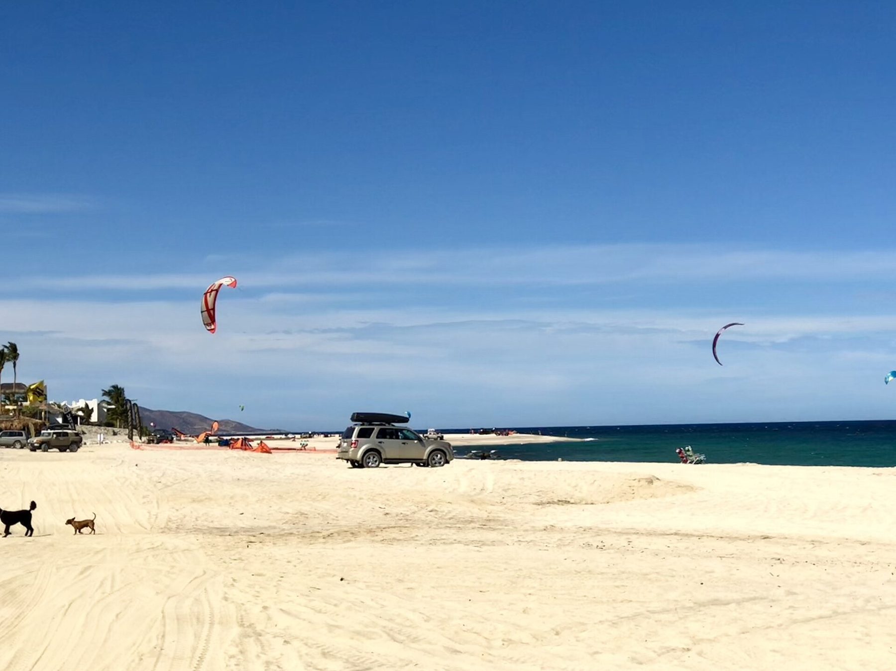 East Cape Baja coastline showing undeveloped beachfront with development potential
