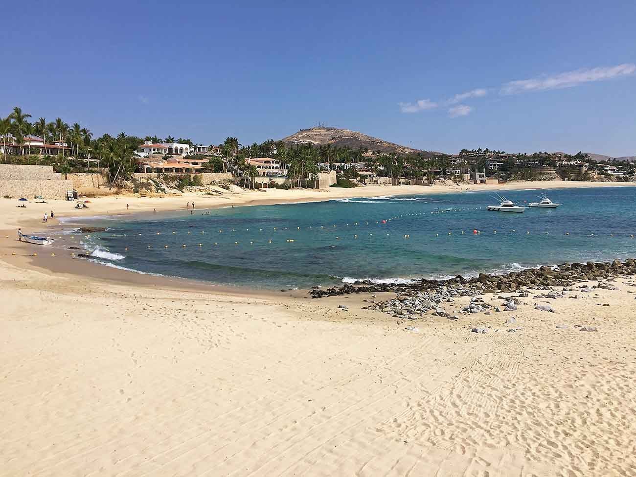 Playa Palmilla, a Blue Flag certified swimmable beach on the Sea of Cortez