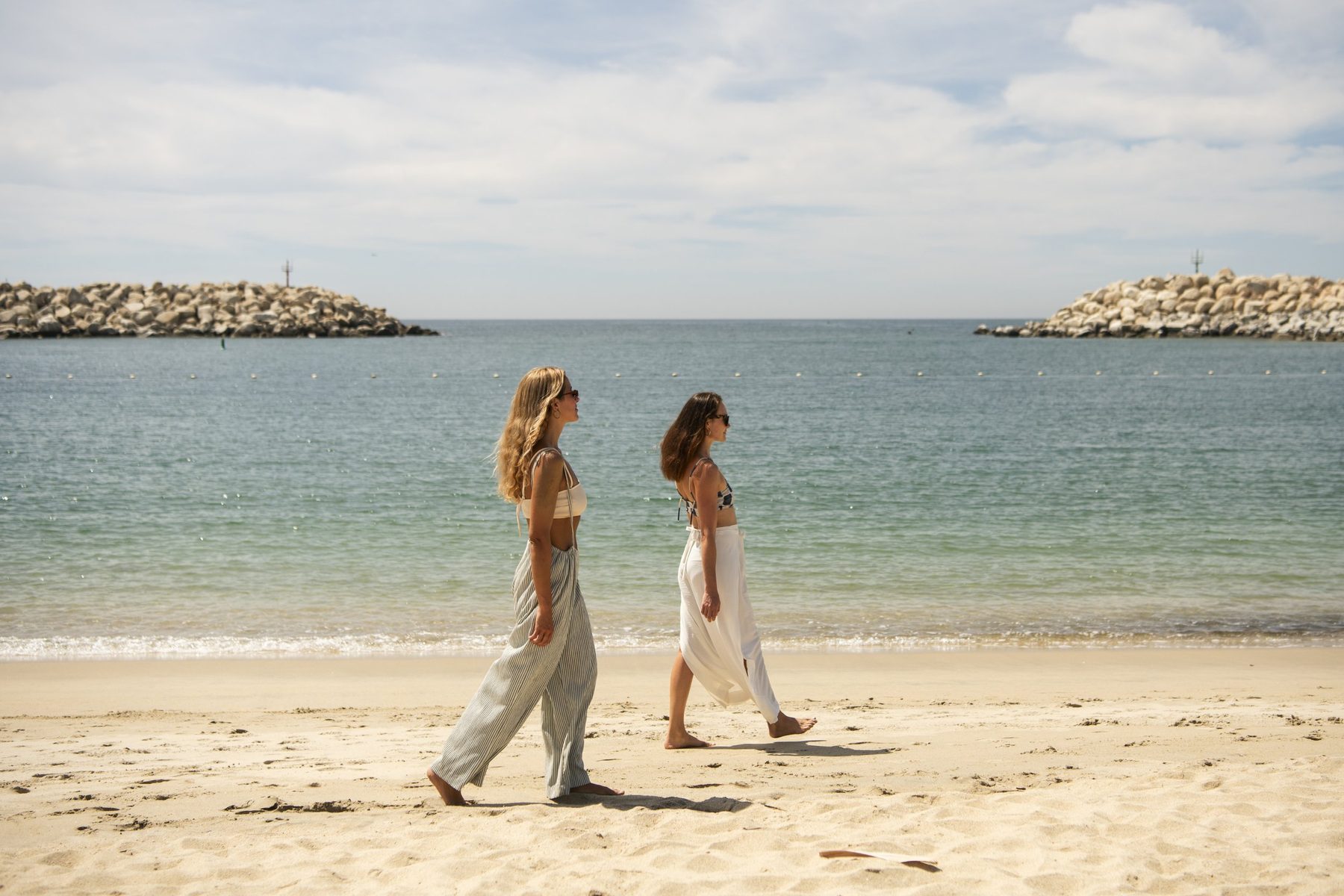 Sea of Cortez beach at Puerto Los Cabos with calm turquoise waters