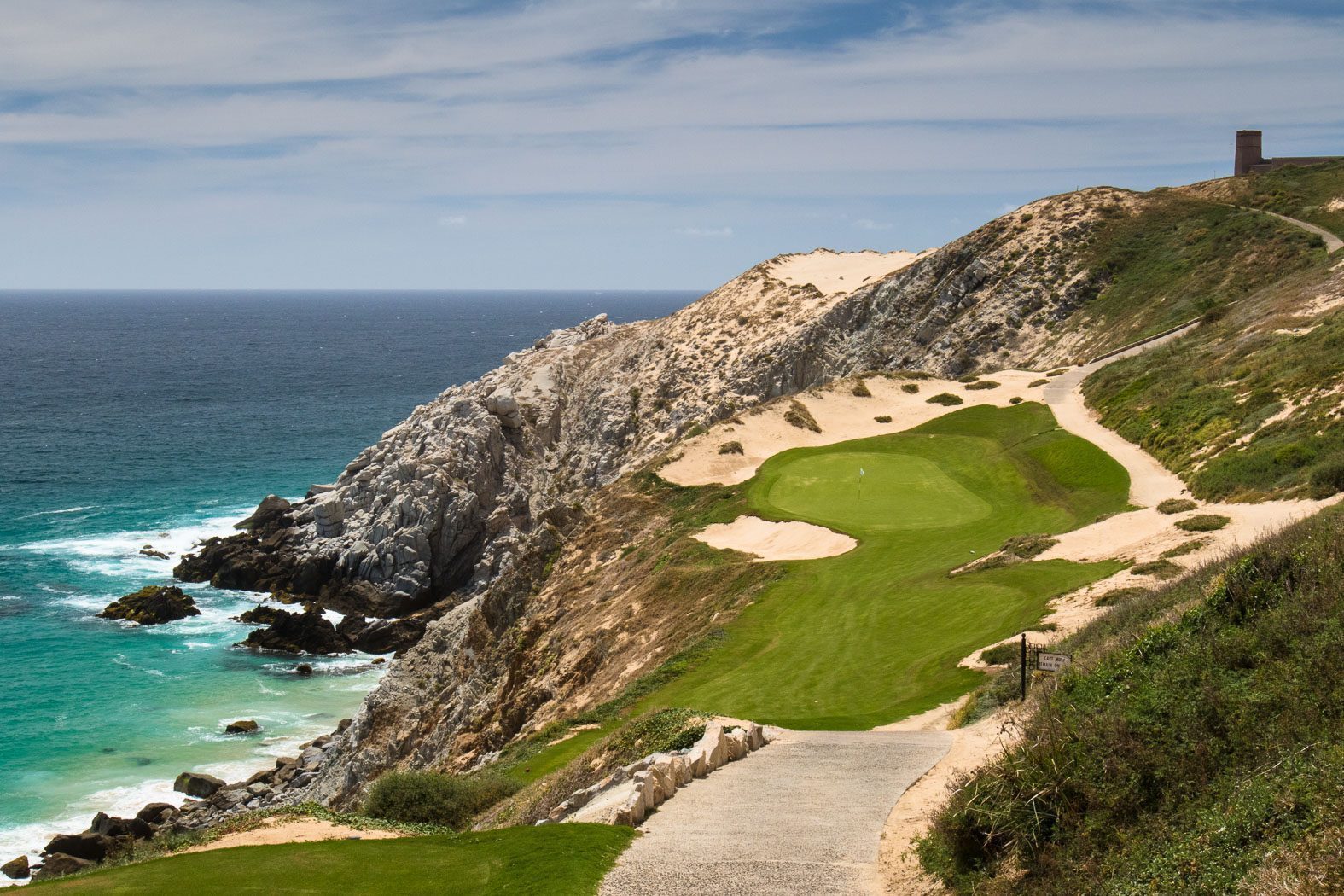 Quivira Jack Nicklaus signature golf course Pacific cliffs Old Lighthouse Cabo San Lucas