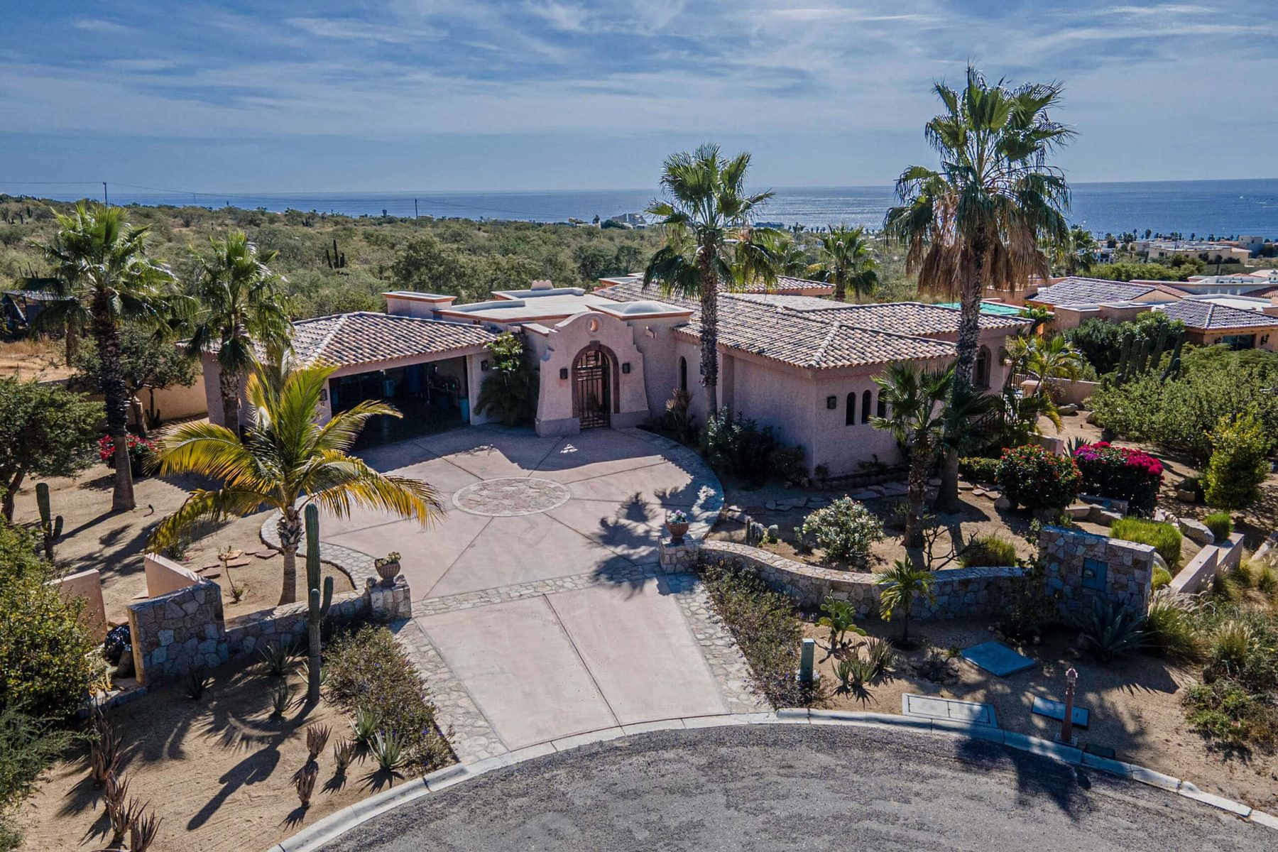 Rancho Paraiso, the gated hillside community above El Tezal east of Cabo San Lucas
