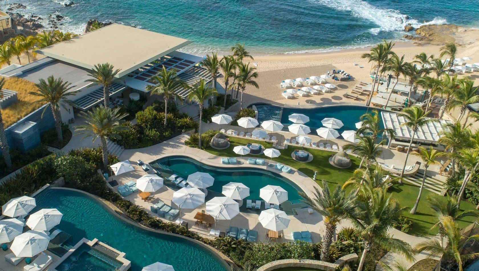Chileno Bay on the Los Cabos Tourist Corridor, about a ten minute drive from Rancho Paraiso