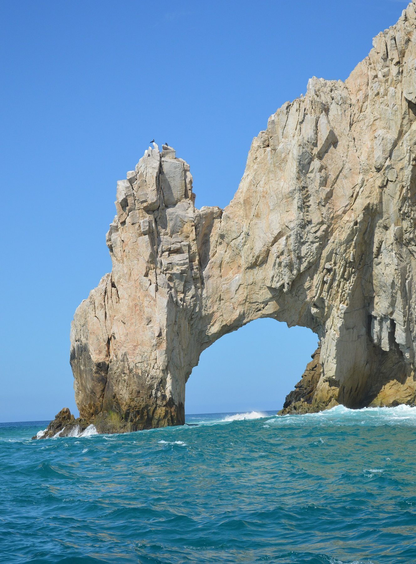 Cabo San Lucas harbor and El Arco landmark from the water