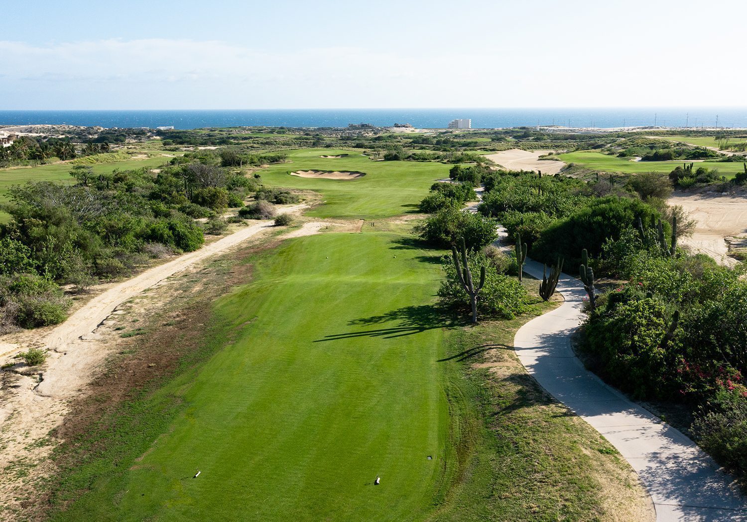 Tiger Woods designed El Cardonal at Diamante Cabo San Lucas with Pacific Ocean fairways